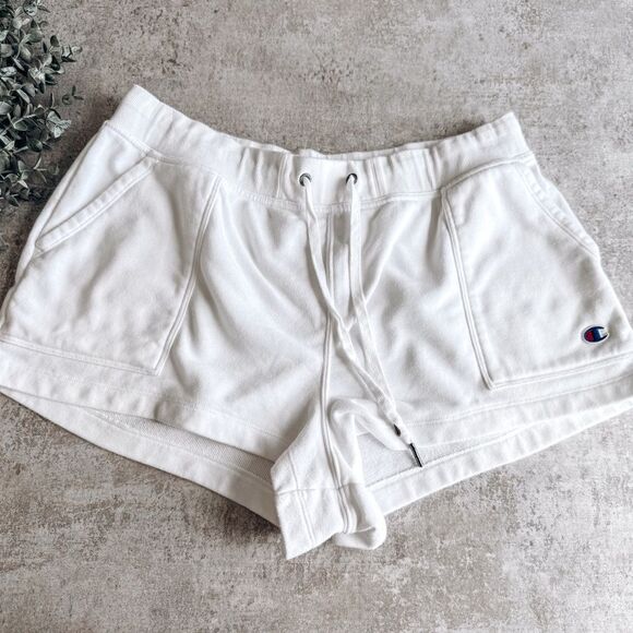 Champion White Soft Athletic Short Size XL - Picture 1 of 4